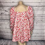 Fashion to figure FTF Size 1 Floral Print Puff Sleeve Mini Fit & Flare Dress Photo 3