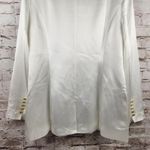 Retrofête Retrofete Saige Double Breasted Blazer in Ivory Size XXL NWT Satin Gold Button Photo 8