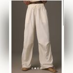 Anthropologie  Moon River Drawstring Pants Cream Size L NEW Photo 2