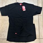 Diesel NWT  D-Eivor Mini Shirt Dress With Tie Front Black Size Small Photo 4