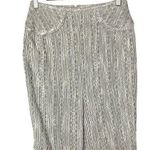 Yoana Baraschi Gray Tweed Knee Length Pencil Skirt 0 Photo 0