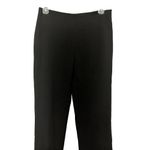 Halogen High Waisted Pants Side Zip Closure Ankle Slits Black Women's US 2 NWOT Photo 2