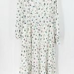 A New Day v-neck tiered midi leopard print vibrant pink teal print Easter spring Photo 0