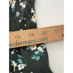 Old Navy  Maxi Dress Size L Green Floral Tiered Prairie Forest Whimsigoth Modest Photo 13