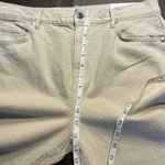 Loft Made And Loved High Waist Straight Crop Jeans Beige Size 30/10 NWT Photo 11