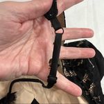 Leith Black & Tan Lace Bodycon Spaghetti Strap Dress Photo 9