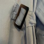 ZARA denim blue Dress With Belt Photo 10