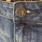 Kut From The Kloth Gigi High Rise Denim Shorts Distressed Frayed Hem Size 14 NWT Photo 1