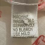 Island Republic White Floral Linen Button Up Shirt Womens Size Small Oversized Photo 7