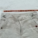 Athleta Women’s High-Waist Cream Linen Shorts Size 6 – Lightweight & Chic Photo 11