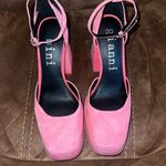 Gianni Bini  OTTEN Suede Ankle Strap Platform Pumps Size 9.5 Photo 1