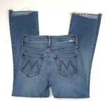 MOTHER The insider Crop Step Fray Jeans In Work Hard Play Hard Size 25 Blue Photo 5