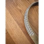 MMS Design Studio Tan Leather Weatern Rhinestone Belt Size Large Brown Photo 3