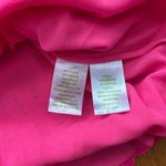 Lilly Pulitzer  Hot Pink Marble Lace Top Women's Size Small Eyelet Off Shoulder Photo 3