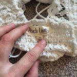 Peach Love California  White Lace Bandeau Photo 2