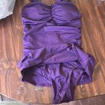 Taullissime purple one piece swimsuit size 16w Photo 1
