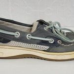 Sperry Womens Top Sider Size 5 Bluefish 2-eye Leather Open Mesh Lace Up Flats Photo 0