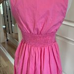 TCEC  pink Cotton Midi Dress New Photo 6