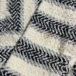 Black and White Striped Hoodie Size L Photo 1