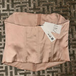 ZARA NWT SATIN EFFECT CORSET TOP Photo 3