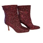 NY & Company Ankle Logan Bootie Pink Glitter Pointed Toe Stiletto Heel Sz 10 Y2K Photo 1