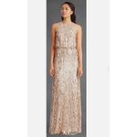 Donna Morgan  Tiffany Sequined Dress (COLOR - Rose Quartz - SIZE 10)‎ Photo 1