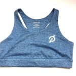 Peloton Women's Logo Athletic Sporty Gym Heathered Strappy Workout Bra Sz S NWT Photo 1