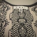 CAbi #887 knit peplum sweater tank medium Photo 4