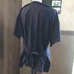Ava & Viv Ava Viv blue size XLarge womens short sleeve top ties in back Photo 10