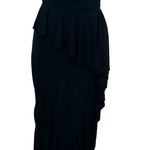 Rickie Freeman For Teri Jon Dress Formal Gown Ruffle Off Photo 0