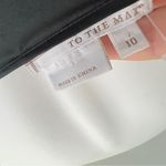 Vintage 90s Black Y2K 100% Silk Asymmetrical Hem Slip Midi Dress Size 10 Photo 9