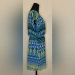 Alya - Blue and green bohemian design cover up dress Size‎ Small Photo 1