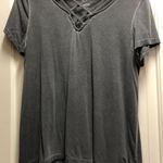 American Eagle Outfitters Grey Top Gray Size L Photo 0