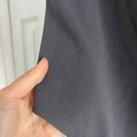EXPRESS Square Neck Grey Tank Bodysuit Photo 1