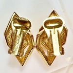 Christian Dior Abstract Gold Clip-On Earrings Photo 4