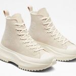 Converse Run Star Hike Platform Embroidered Floral Hightop Sneakers Photo 0