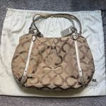 Coach  Signature Canvas Large Alexandra Tote Shoulder Bag Photo 0