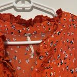 Free People Rare Feeling Maxi Dress in Orange Pop Combo Size Small Photo 7
