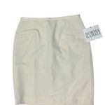 Norma Kamali  Women’s Wool Skirt Pencil Ivory Size 8 NWT Photo 4
