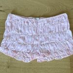Peppermayo  Ruched Mini Shorts Girls Like Us Size US 6 in Pink Photo 0