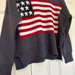 American flag sweater Blue Size L Photo 2