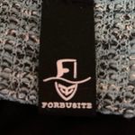 Forbusite Women's Heather Blue Logo Knit Lined Slouchy Beanie Hat Cap One Size Photo 2