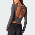 Edikted NWT  Dance Academy Open Back Bodysuit size Medium Photo 6