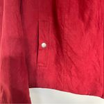 Studio Works Women’s‎  Faux Suede Full Zip Jacket Size 22 W Burgundy Red Photo 6