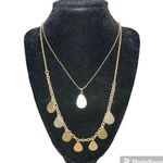 Melrose and Market Double Layered Gold Charm Necklace Photo 0