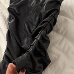 Brooklyn Karma  Strapless Ruched Leather Top Photo 1