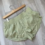 Free People Movement Namaslay Lace Lined Workout Shorts Green (large) feminine Photo 0