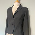 Calvin Klein Gray Blazer Suit Jacket Size 8 Petite Business Meeting Work Photo 1