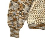Mystree  Moss Stitch Earth Tone Knit Chunky Sweater Photo 7