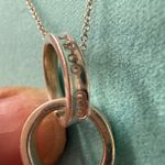 Tiffany & Co. 1837 Silver Interlocking Circles Necklace Photo 2